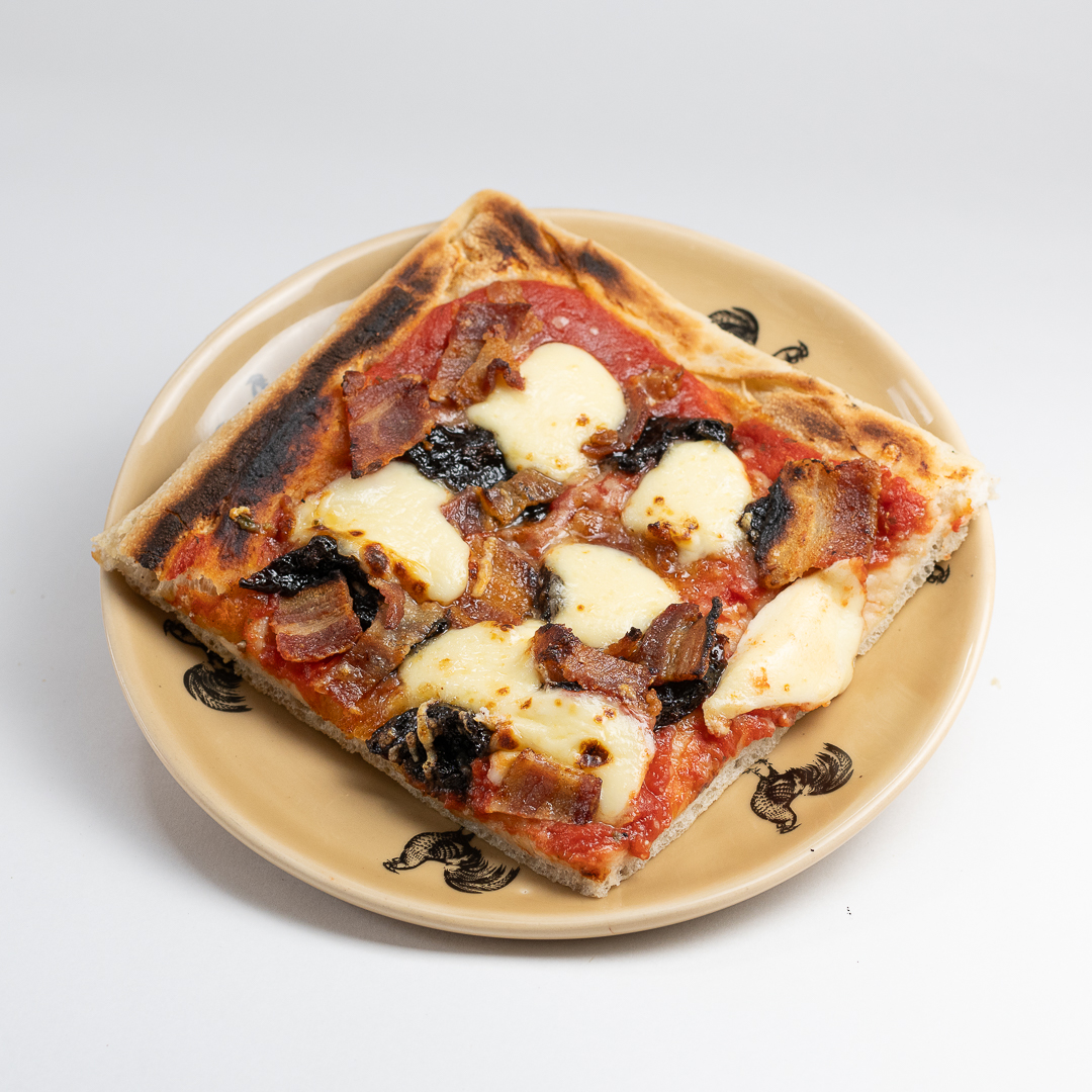 Pizza al Taglio Tocineta y Ciruela